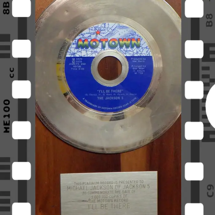 The Jackson 5 I'll Be There Plaque