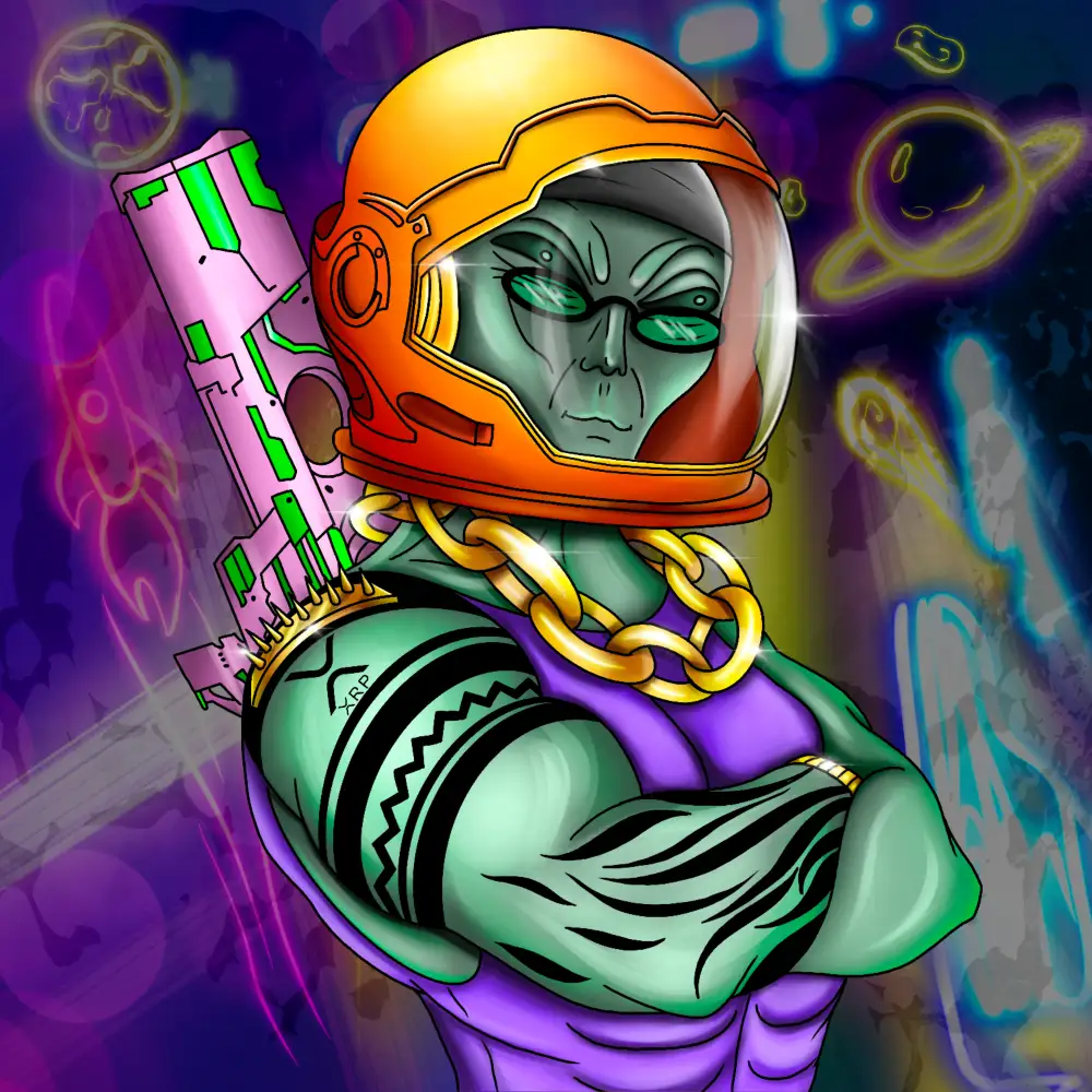 The XRP Warriors: Cyberpunk Alien